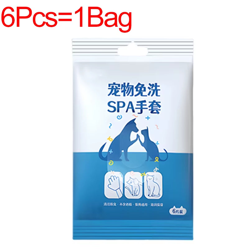 Effortless Cat Grooming with Rinse-Free Cleaning Gloves – Keep Your Feline Friend Fresh and Clean!