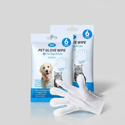 Effortless Cat Grooming with Rinse-Free Cleaning Gloves – Keep Your Feline Friend Fresh and Clean!