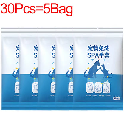 Effortless Cat Grooming with Rinse-Free Cleaning Gloves – Keep Your Feline Friend Fresh and Clean!